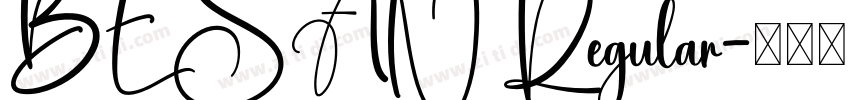 BESAN Regular字体转换
